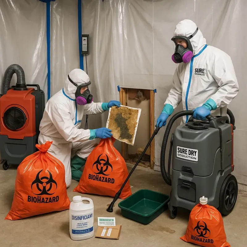 Contaminated Water Handling Protocols process in Boardman, OH